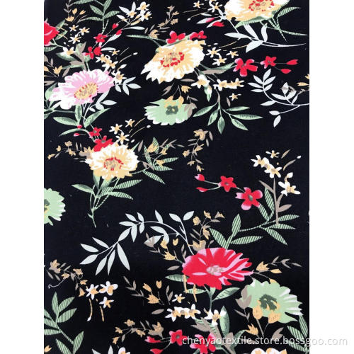 High Spendex  Printed Fabric For Dress